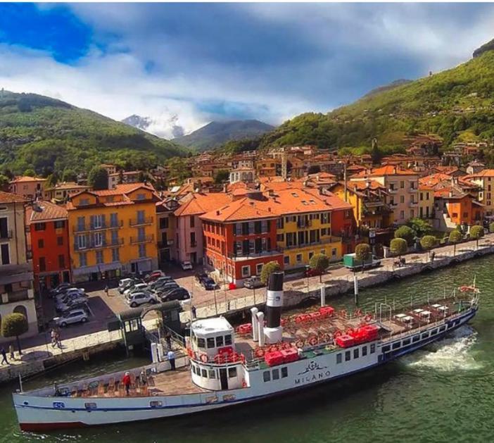 Elegant Historic Large House On Lake Como Apartment Gravedona Luaran gambar
